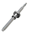 Kick Start Your Rig With Heavy Duty Ball Screw Kit For Cnc Router Engravers Using SFU20 Specs 20MM Lead Rod Nuts BKBF15 Seats Couplings L300 To L2000MM Ensuring C7 Accuracy For Effortless Smooth Movements On All Machining Projects Today, silver SFU20 ball screw with nut and BKBF15 flange