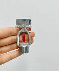 Top Notch Sidewall Fire Sprinkler Head One Inch Thread No Fuss Automatic Heat Activation At 155 Fahrenheit Heavy Duty Build held in hand