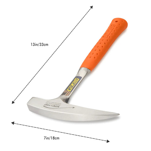Rock Pick Hammer 22 Oz Geology Hammer Pro Grade With Pointed Tip And Square Face USA Made Heavy Duty One Piece Construction