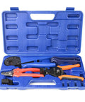 Solar Crimping Tool Kit For Solar Panel Installation All In One Solar Tool Set With Crimper Wire Cutter Wire Stripper Spanners in case