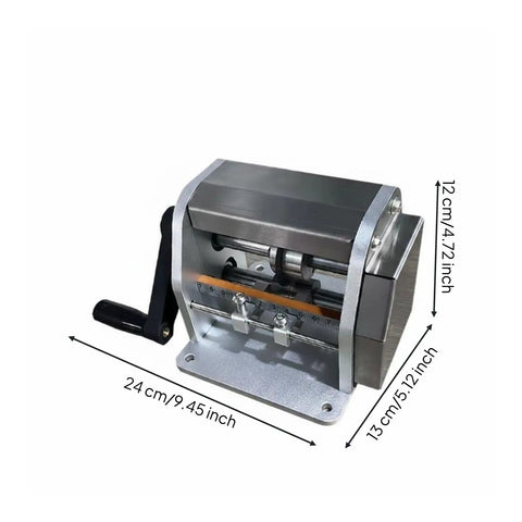 Portable Edge Tape Slitter And Edge Banding Cutter for Woodworkers and Furniture Makers Manual 80mm Width Trim Tool dimensions shown