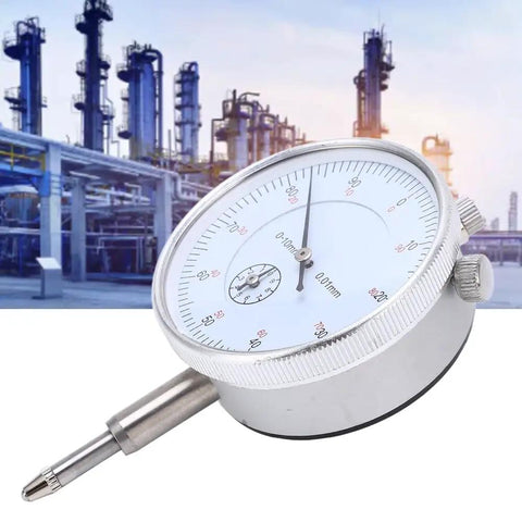 Dial Indicator 0 To 10mm 0.01mm Precision Gauge With Case For Shaft Runout, Gear Backlash, Automotive And Engineering Measurements