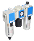 Rugged 1/2 Inch PT Pneumatic Filter Regulator Lubricator Combo For Air Systems With 1.5 MPa Pressure, workshop accessory
