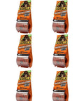 Pack of 6 Tough And Wide Packing Tape With Dispenser For Moving And Shipping, Crystal Clear 2.83 Inch By 20 Yard, Moisture And Temperature