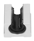 Premium Aluminum SBR16UU Linear Motion Slide Block close-up view showcasing the durable aluminum design for machine tools.
