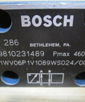 081WV06P1V1089WS024 proportional valve cartridge single unit, high-pressure 4600 PSI control spool assembly label view
