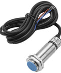No Nonsense M18 Shielded Capacitive Proximity Sensor Switch LJC18A3-5-Z/AY 5mm Detection 10 30V DC 200mA Output PNP Normally Closed 3 Wire Blue Housing Dielectric Object Sensor For Easy Mounting, M18 metal sensor