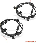 Street Ready Set Of Two Front Abs Wheel Speed Sensors Fit Ram 2500 And 3500 Trucks 2014 Through 2018 Direct Swap view showing both sensors with wiring.