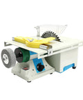 750W DIY Jewelry Lapidary Saw And Polisher Kit, 110V Table Grinder, with 6-Inch Blade, Flexible Shaft, and Polishing Wheel, Side View