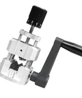 Jeanoko Wire Stripper Machine Manual Hand Crank Electrician Tool lightweight aluminum alloy design with black gear handle.