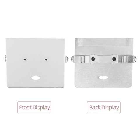 Pro Grade Heavy Duty Steel Industrial Sewing Machine Slide Plates Bobbin Cover Replacement For Flatbed Computerized Machines Spare Parts For Garment Factories And Bulk Textile Work front and back view