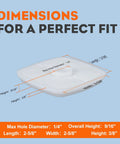 Beefed Up Repower Tune Up Kit With Air Filter And Fuel Filter For Echo SRM210 SRM225 Trimmers And PB Series Blowers dimensions diagram