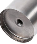 Close-up of the base of Adjustable Sofa Feet 4 Pack Stainless Steel Furniture Legs With Height Adjustment, showing stainless steel finish.