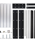Components of 3018 CNC Upgrade Kit for X Axis and Y Axis Extension with 320x450 Basic Area shown on white background.