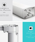 Top Shelf Motorized Smart Electric Curtain Track With Remote And Concealed Brackets for powerful and quiet operation.