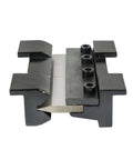 Front view of Magnetic Vise Mount Metal Brake Bender for DIY Metalworking, 4-inch quick release, 14 gauge steel capability
