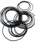 Bundle Of 30 To 40 Pulley Belts For DIY Toy Module Car Black Rubber Drive Belts With Diameters From 3cm To 8cm Dope For Small Engines And DIY Robot Projects