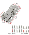 Four Pack Tip Out Tray Hinges For Flip Up Cabinets, 45 Degree Soft Close Concealed Cabinet Hinges with screws, 97x46mm size