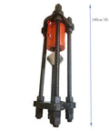 70 Ton 110V Electric Hydraulic Pump For Excavator Undercarriage Track Pin And Bushing Extraction showing hydraulic press with metal frame.
