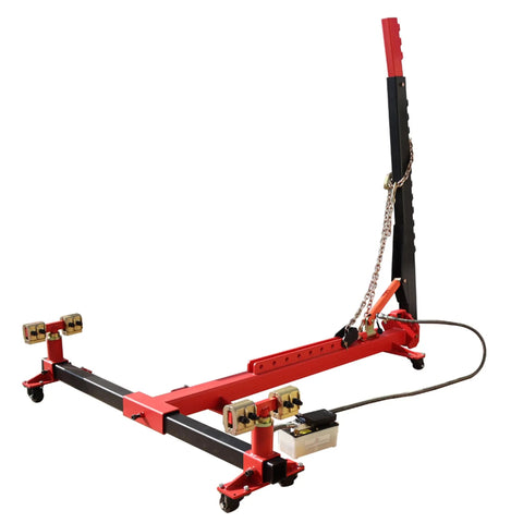 10 Ton Auto Frame Straightener And Beam Alignment Tool For Car Body Repair, heavy duty frame corrector with castors and hydraulic lift