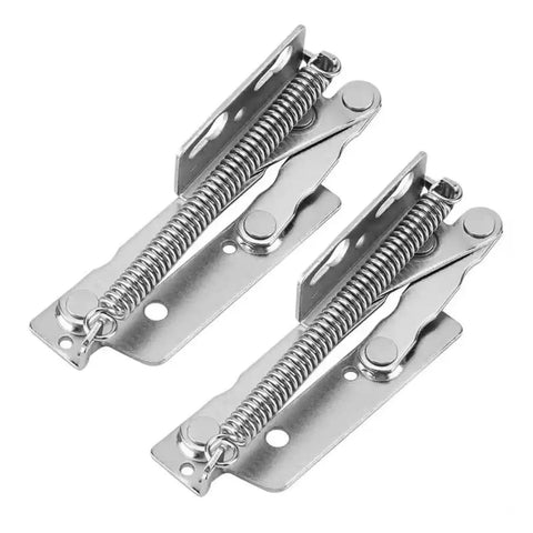 Rotating Concealed Hinges For Cabinets And Wardrobes, Heavy Duty Steel Spring Lift Hinge Set, 2 Piece, Easy Install