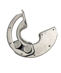 90 Degree Limit Hinge for rotating doors in 304 stainless steel with concealed sector slide, side view
