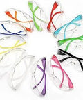 Kids Safety Glasses Set With 12 Color Variety Pack ANSI Z87 Impact And Scratch Resistant Clear Lenses Youth Size displayed in circle