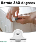 Person installing Ultra Silent PVC Caster Wheels for Office Chairs and Furniture; 360-degree rotation for easy movement.