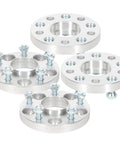 20mm 5x4.5 Wheel Spacers Adapters Set For Honda Cars 64.1mm Hub Bore 12x1.5 Studs 5 Lug Fitment For Accord Civic Pilot CRV HRV