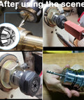 ER16 Spring Collet Chuck 8mm For CNC Milling Lathe Engraving Tool in use, showcasing high precision and quick tool change capabilities.