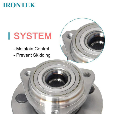 Front Wheel Hub Bearing Assembly For Jeep Grand Cherokee 1999 2004 5 Lug Non ABS Drop-In Replacement