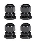 4 Pack M22 Cable Gland Waterproof Nylon Joint With Adjustable Locknut For 7mm To 12mm Cable Diameter Built Tough Anti Loosening Seal