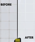 Before and after using Grout And Tile Cleaner That Tackles Tough Stains From Mold Mildew Soap Scum And Hard Water On Ceramic Porcelain Tiles
