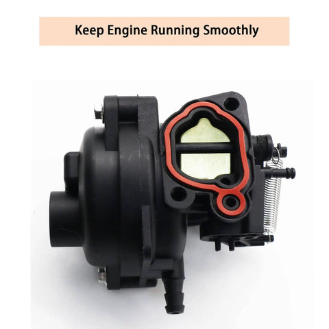 Close-up of Carburetor Kit For Lawn Mower Engines 125Cc 140Cc Fits 300E 450E 500E 550EX 500 8P502 9P602 09P602 with gasket visible
