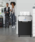 Heavy Duty Office Shredder 24 Sheet Cross Cut P4 High Security 40 Min Continuous Run Time 9 Gallon Bin Ultra Quiet 55dB Commercial Grade for Busy Offices