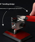 All Purpose Adjustable Stainless Steel Tool Vise Clamp For Home Shop And Workshop Rock Solid Hold Across Different Machines DIY Friendly Heavy Duty Universal Fit Quick Secure Clamping For Tools, 90° foldable