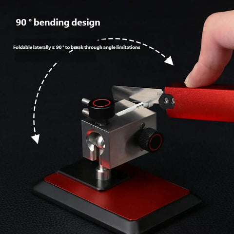 All Purpose Adjustable Stainless Steel Tool Vise Clamp For Home Shop And Workshop Rock Solid Hold Across Different Machines DIY Friendly Heavy Duty Universal Fit Quick Secure Clamping For Tools, 90° foldable