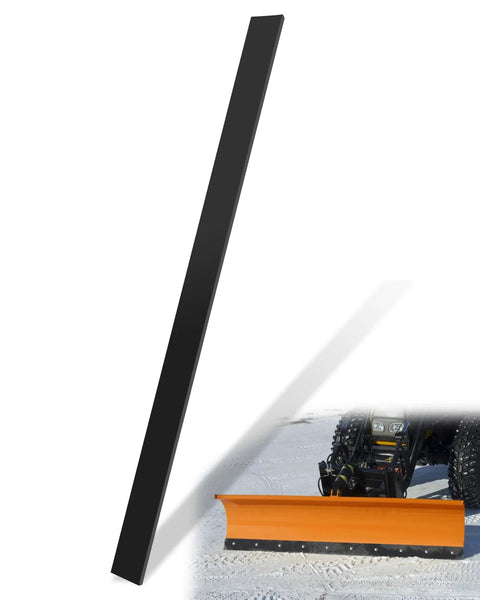 60 Inch Long 4 Inch Wide Three Quarters Inch Thick Polyurethane Snow Plow Cutting Edge For ATVs Tractors Skid Steers And UTVs - Side View