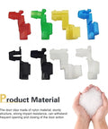 80 Pcs Car Door Lock Rod Clips Kit Nylon Retainers for Door Locks and Handle Rod Ends Left and Right Side Replacements Universal Fit for Most Vehicles Multicolor Durable Assortment, multicolor nylon clips