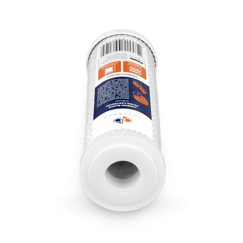 5 Micron 10x2.5 Household Water Filter Cartridges, Set Of 12 For Your Whole House Filtration, Sediment And Activated Carbon Replacement