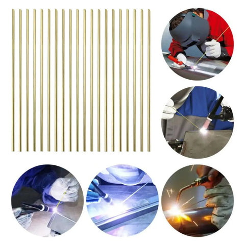 20 Pack 3mm Solid Brass Lathe Rods Set for DIY Crafts, 12 Inch Length; image includes detail of rods and crafting application insets.