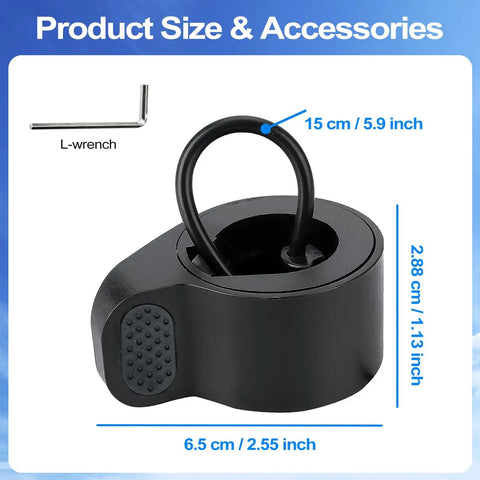 Thumb Throttle Replacement For Xiaomi M365 Pro 1S Electric Scooter One To One Fit Plug And Play Easy Install, shown with L-wrench
