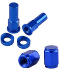 3 Piece Rim Lock Nut Kit For Dirt Bikes And Motocross Tire Clamp Screws Rim Lock Nuts Spacers Bolts And Valve Caps