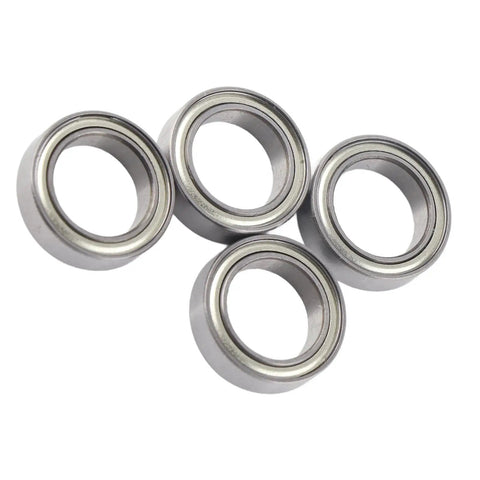 Beefed Up High Performance Stainless Steel RC Ball Bearing Kit For 3S One Tenth Scale RC Cars And Crawlers Precision Replacement For Smooth Acceleration Low Friction Durable Build Easy Install, four stainless steel bearings
