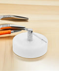 Four Pack White Nylon Furniture Casters Wheels For Drawers And File Cabinets No Squeak Glide Heavy Duty Plastic Wheel Base