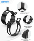 Close-up of 20mm hose clamp features in 120 Piece Spring Hose Clamps Set From 6mm To 25mm With Swivel Flat Pliers