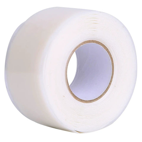 White roll of Strong Adhesion PVC PPR Pipe Repair Tape For Quick Seal And Leak Fix No Replacement Needed Flexible Durable Home Plumbing Solution