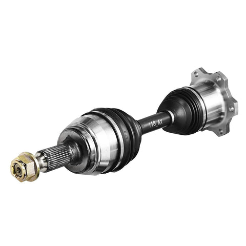 4WD Front CV Axle Shafts Pair For 6 Lug Chevy GMC Trucks Including Silverado Suburban Tahoe Blazer Avalanche K1500 K2500 Pickup Replacement Kit With Direct Fit And Heavy Duty Construction, shown close-up