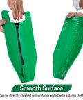 Foldable Silicone Oil Drain Funnel With Aluminum Plate for mess free oil changes being wiped and rinsed clean