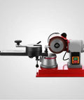 Rock Solid Circular Saw Blade Sharpening Station With 370W Heavy Hitter Motor and 2850RPM rotary grinder for precise blade restoration.